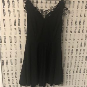 LBD with floral detail back